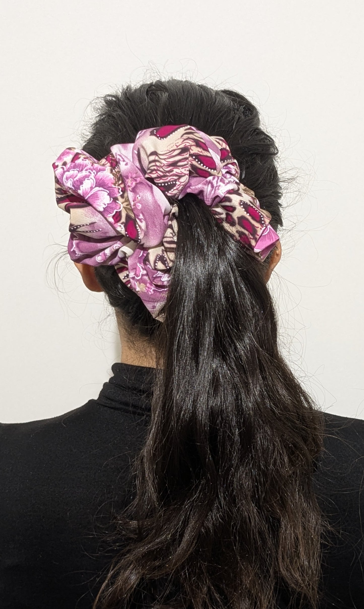 Chouchou XL Félin violet