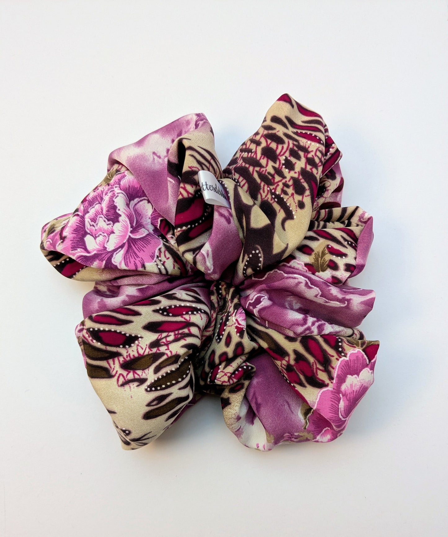 Chouchou XL Félin violet